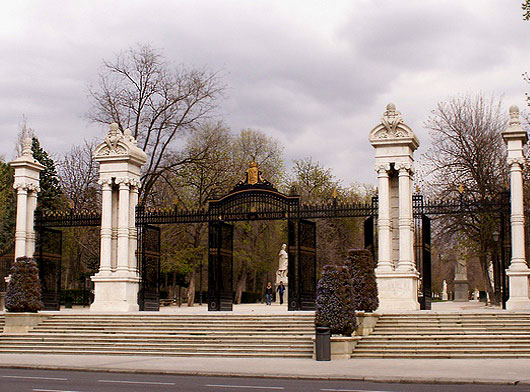 Entrada al Parque del Retiro de Madrid